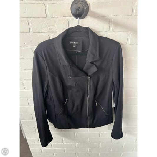 Jacket Moto By Lane Bryant In Black, Size: Xl
