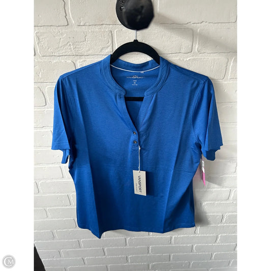 Top Short Sleeve By Clothes Mentor In Blue, Size: M