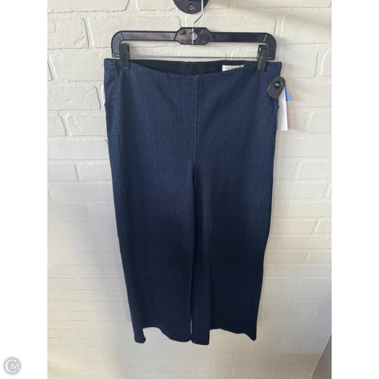 Jeans Wide Leg By Rag And Bone In Blue Denim, Size: 16
