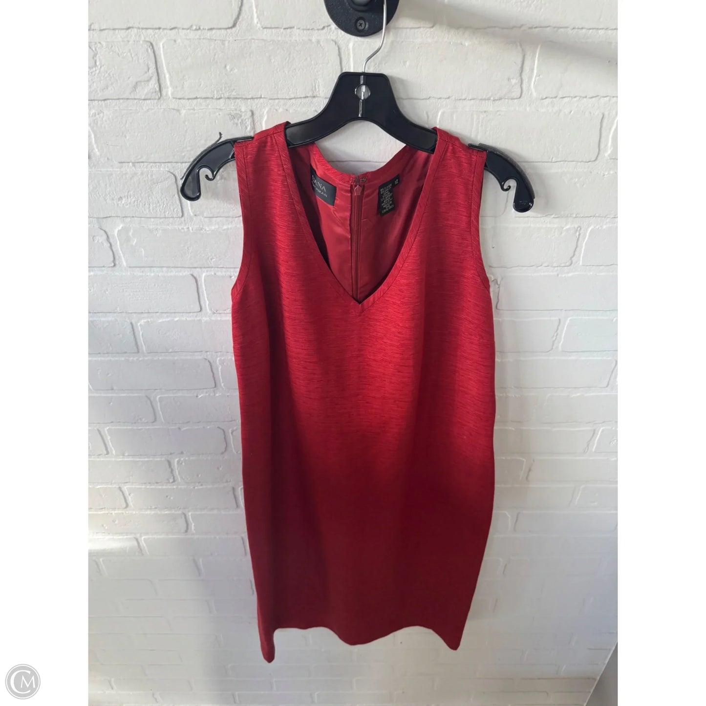 Dress Work By Dana Buchman In Red, Size: L