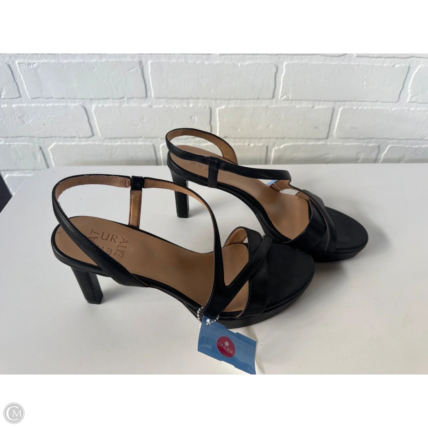 Sandals Heels Stiletto By Naturalizer In Black, Size: 8