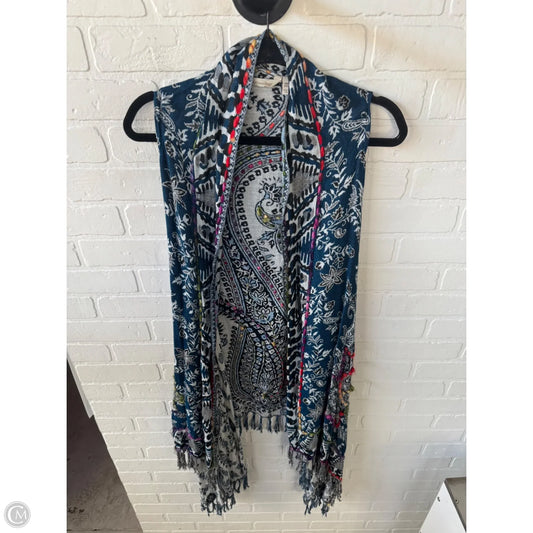 Vest Other By Soft Surroundings In Blue & White, Size: Osfm