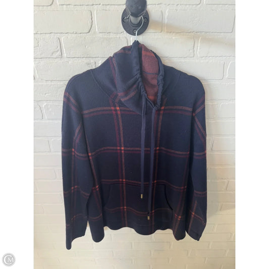 Sweater By Max Studio In Blue & Red, Size: Xl