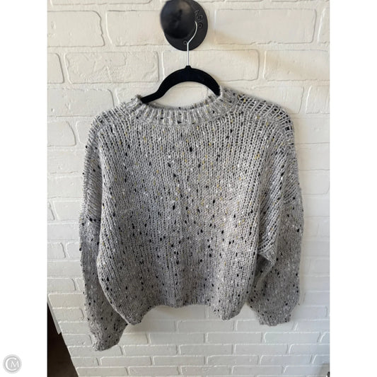 Sweater By Elan In Grey, Size: S