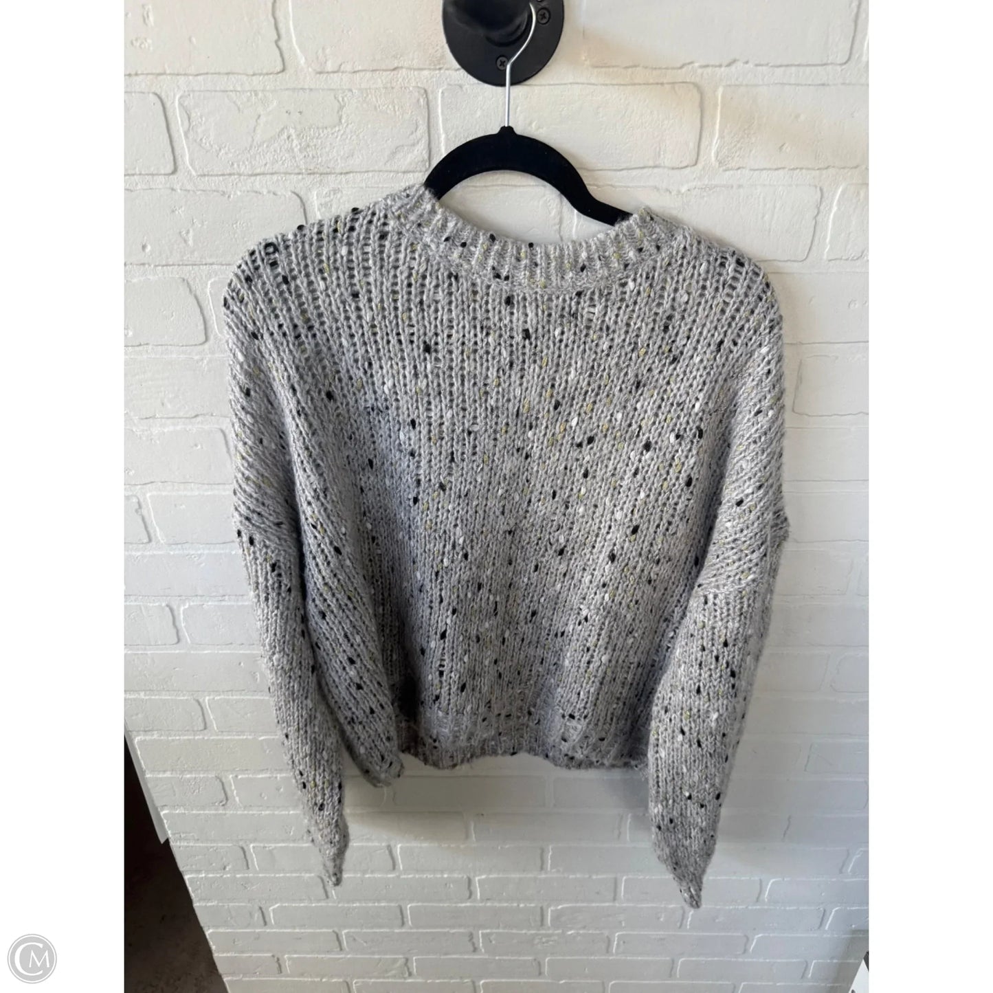 Sweater By Elan In Grey, Size: S