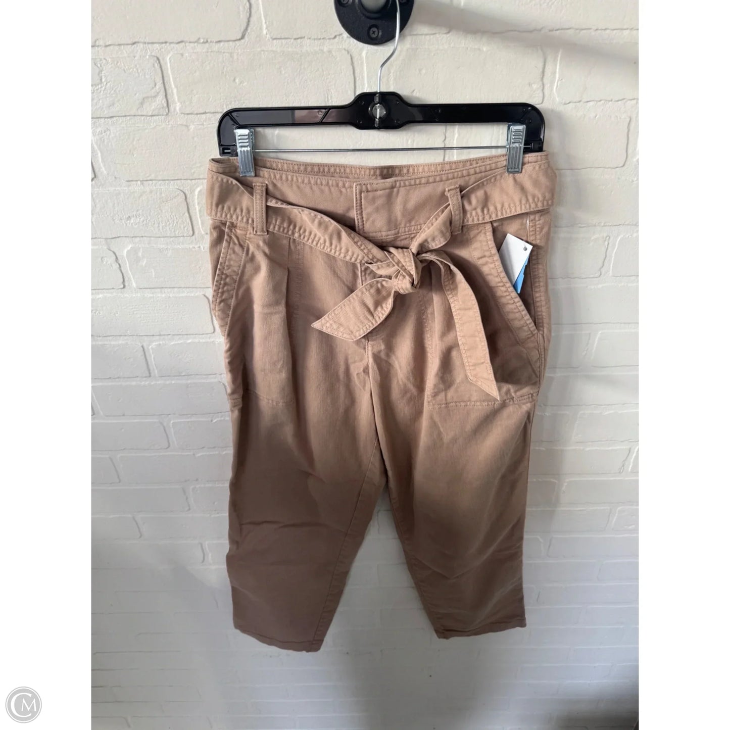 Jeans Straight By Loft In Tan Denim, Size: 4