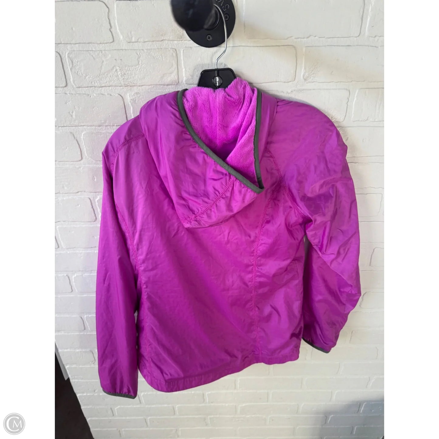 Jacket Windbreaker By Columbia In Pink, Size: S