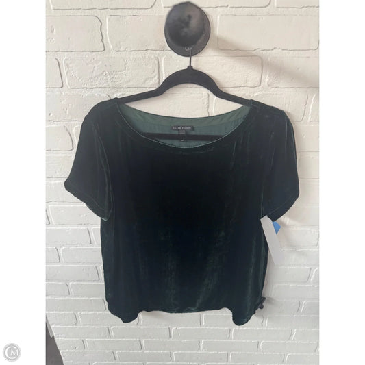 Top Short Sleeve By Eileen Fisher In Green, Size: S