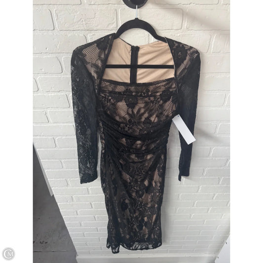 Dress Party Long By Shein In Black & Tan, Size: M