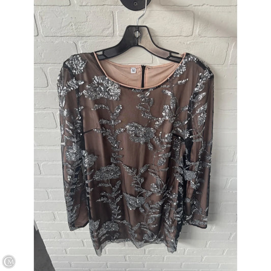 Skirt Maxi By Shein In Black & Gold, Size: M