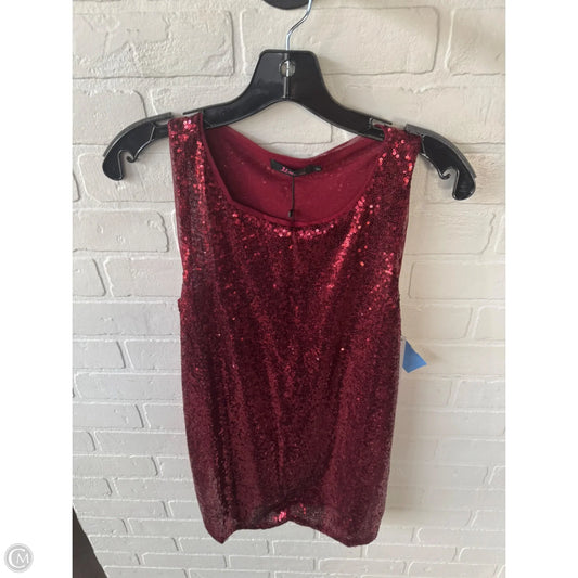 Top Sleeveless By Clothes Mentor In Red, Size: S