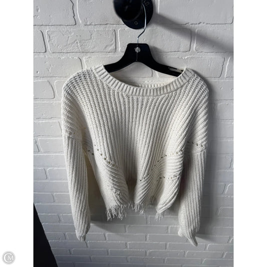 Sweater By No Boundaries In Ivory, Size: M
