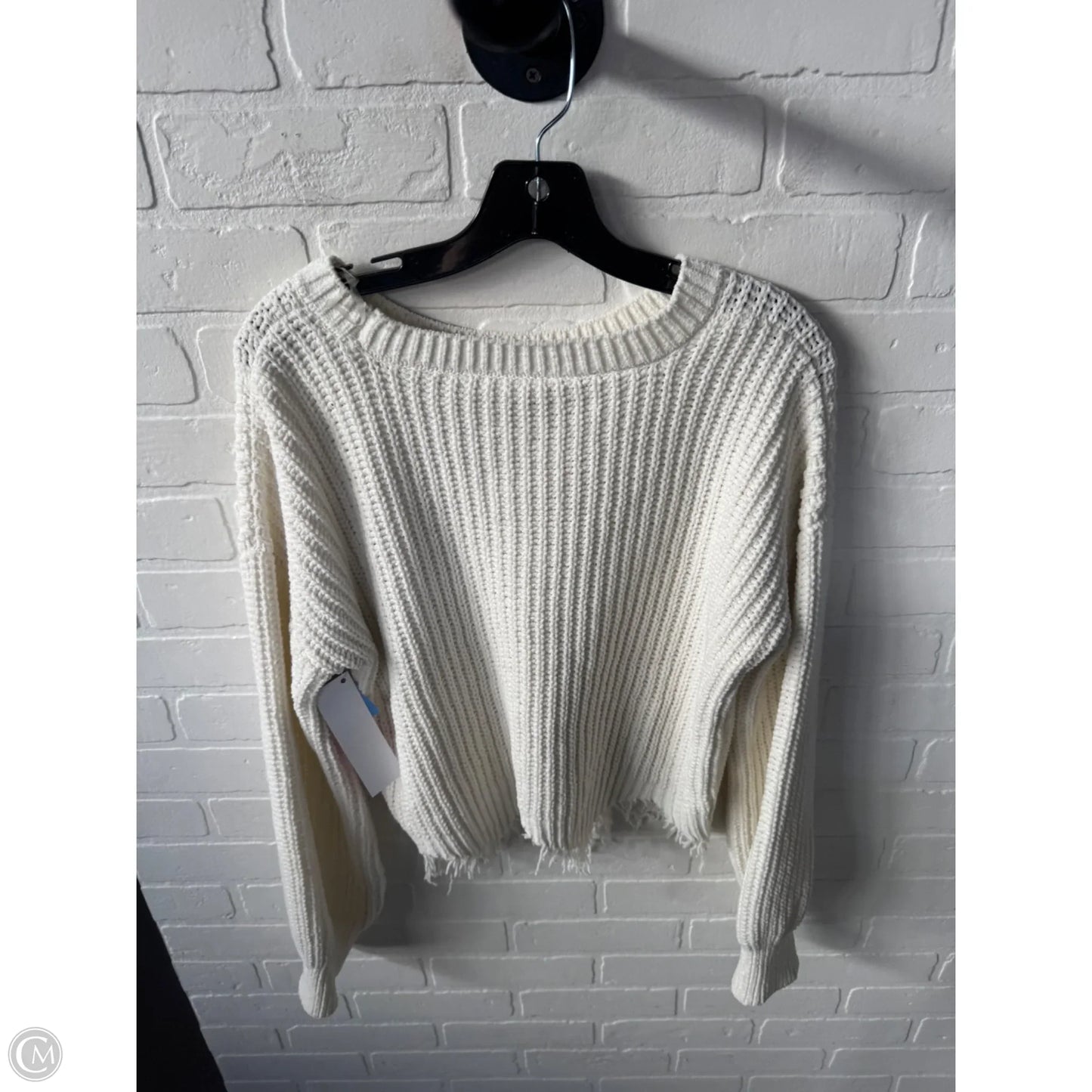 Sweater By No Boundaries In Ivory, Size: M