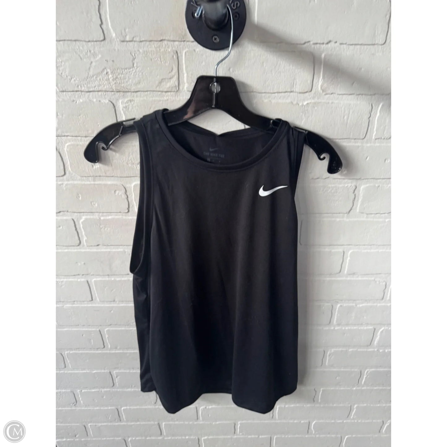 Athletic Tank Top By Nike In Black, Size: M