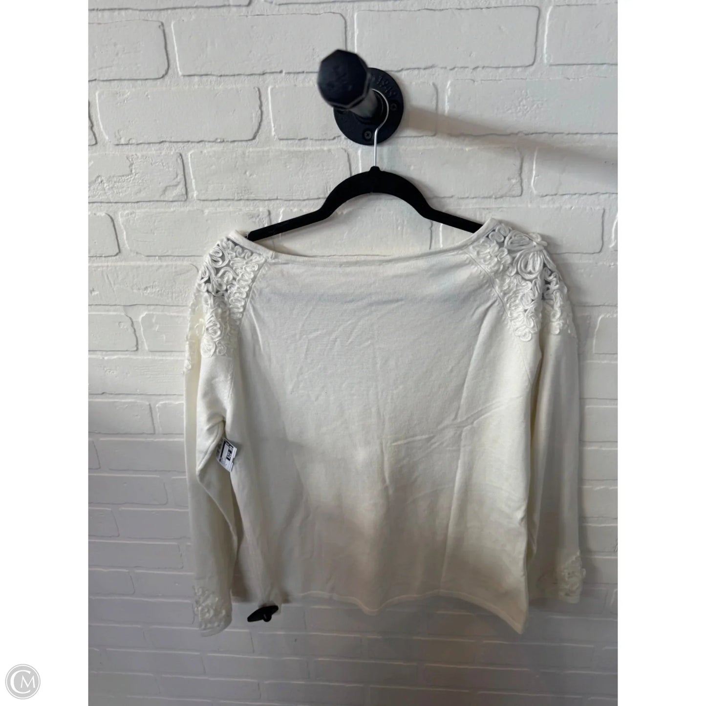 Sweater By Cmc In White, Size: L