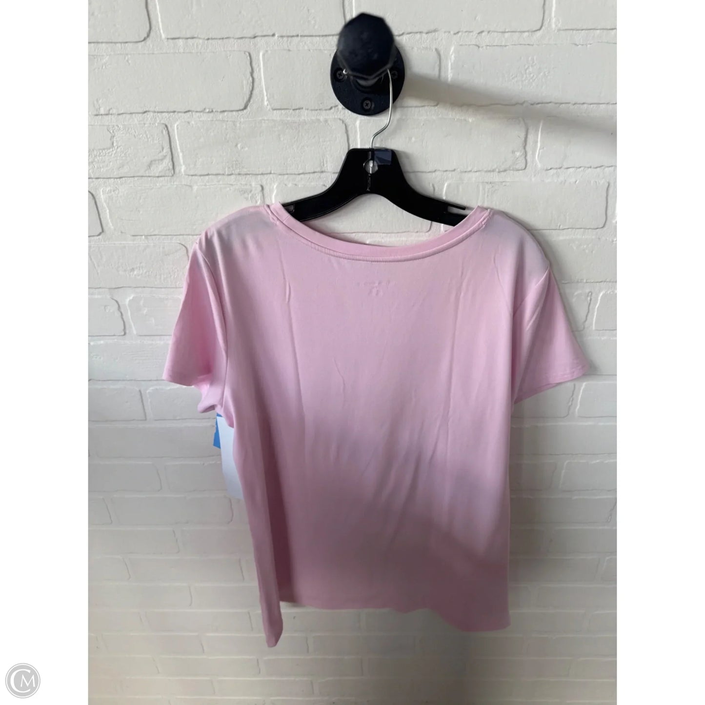 Top Short Sleeve Basic By Amazon Essentials In Pink, Size: L