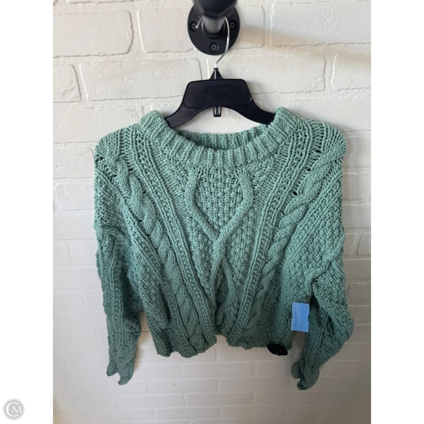 Sweater By Free People In Green, Size: L