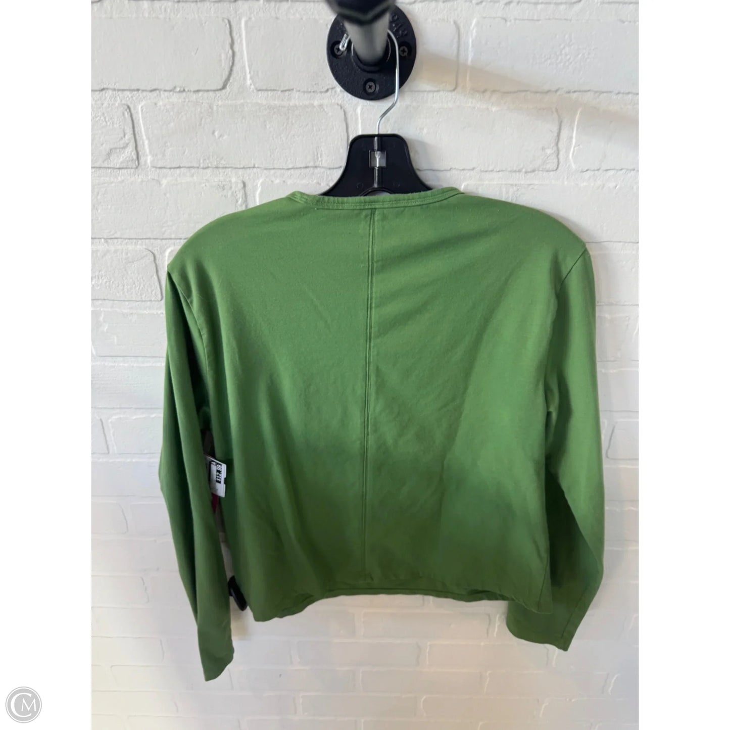 Top Long Sleeve Basic By Athleta In Green, Size: M