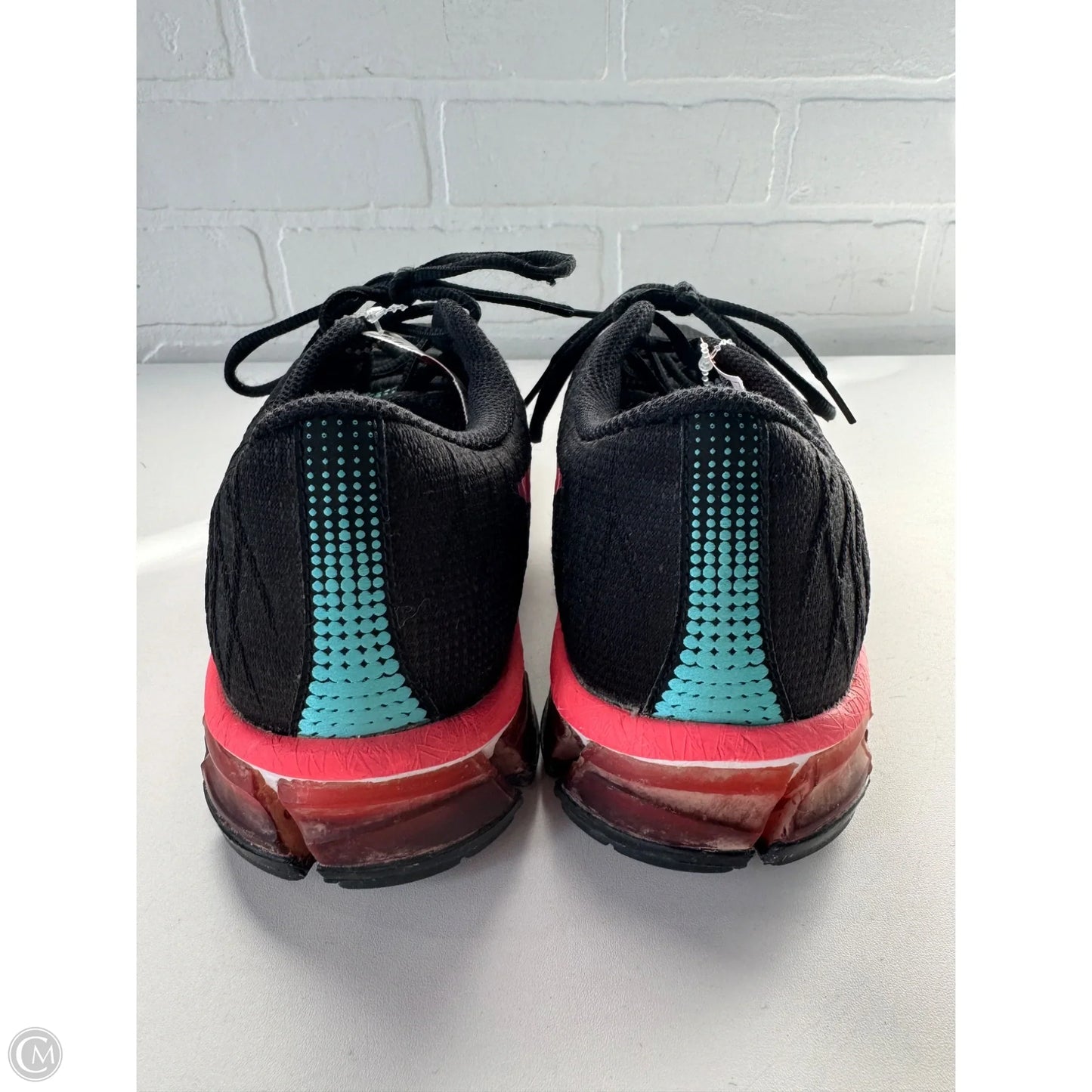 Shoes Athletic By Asics In Black & Pink, Size: 8.5