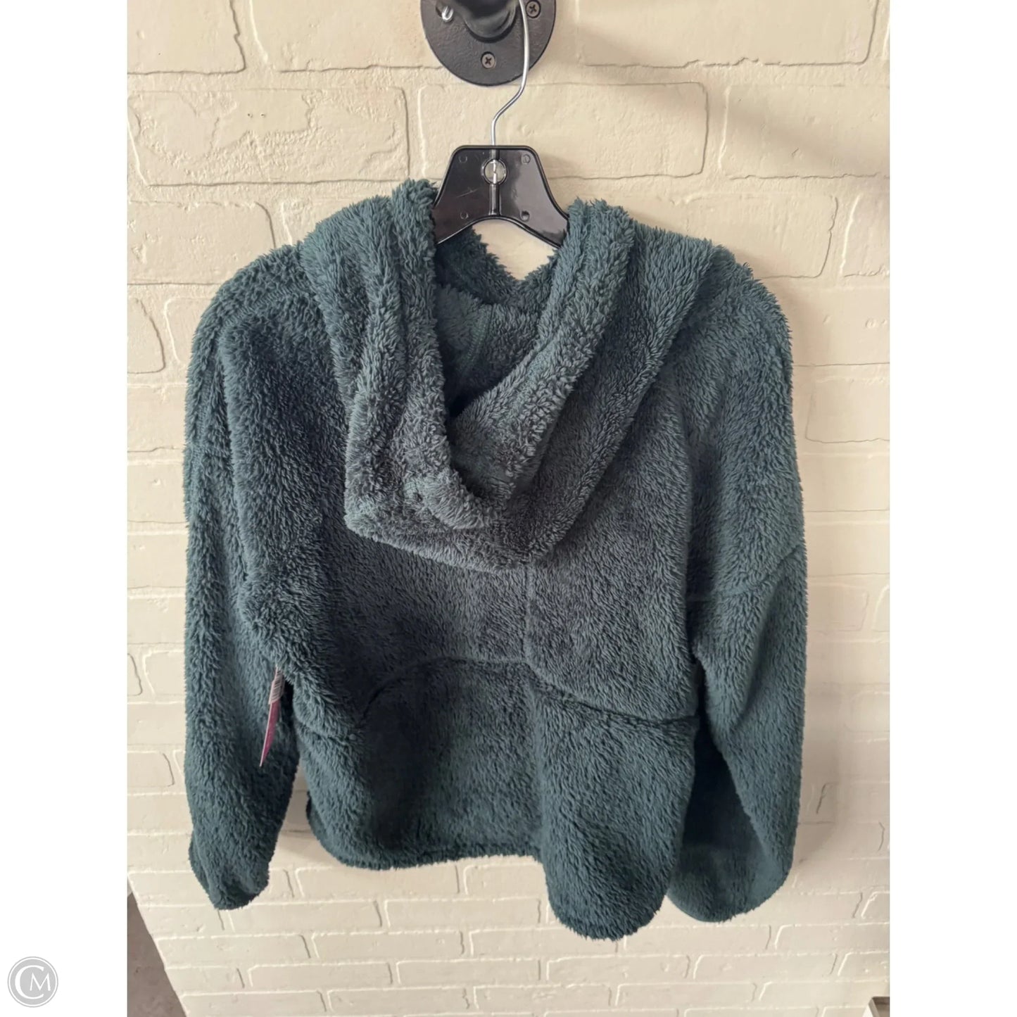 Sweatshirt Hoodie By Tek Gear In Green, Size: M