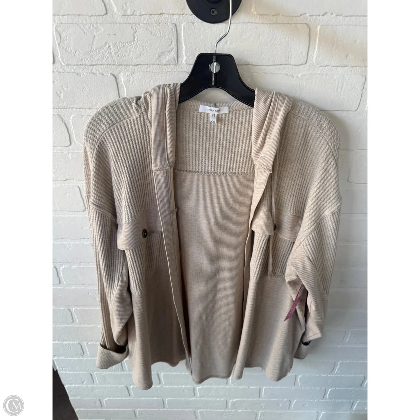 Cardigan By Maurices In Tan, Size: Xxl