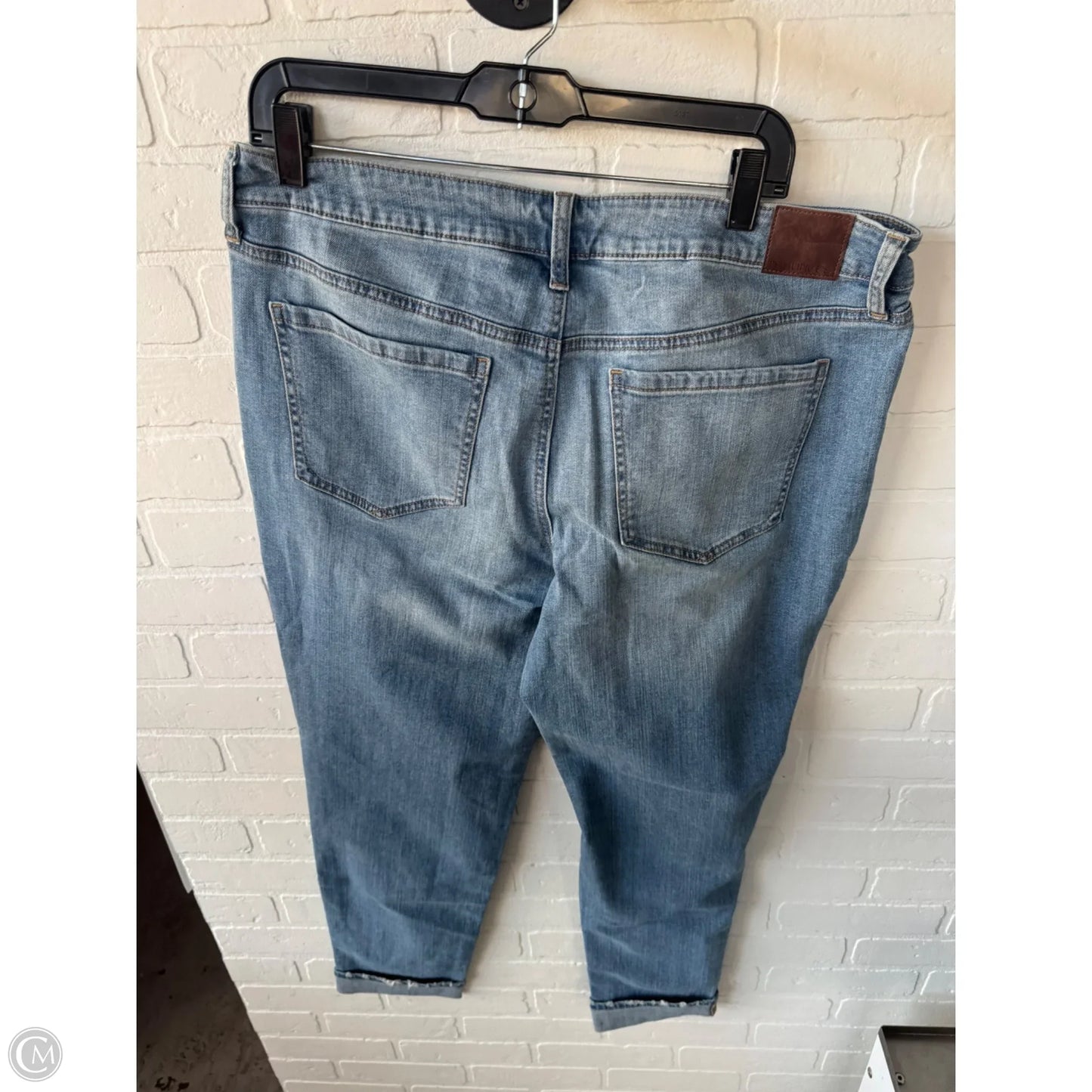 Jeans Straight By Maurices In Blue Denim, Size: 14