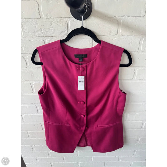 Vest Other By Ann Taylor In Pink, Size: M