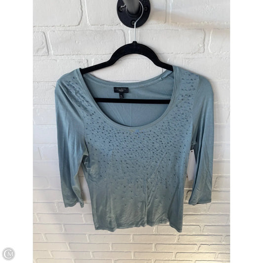 Top 3/4 Sleeve By Talbots In Blue, Size: Mp