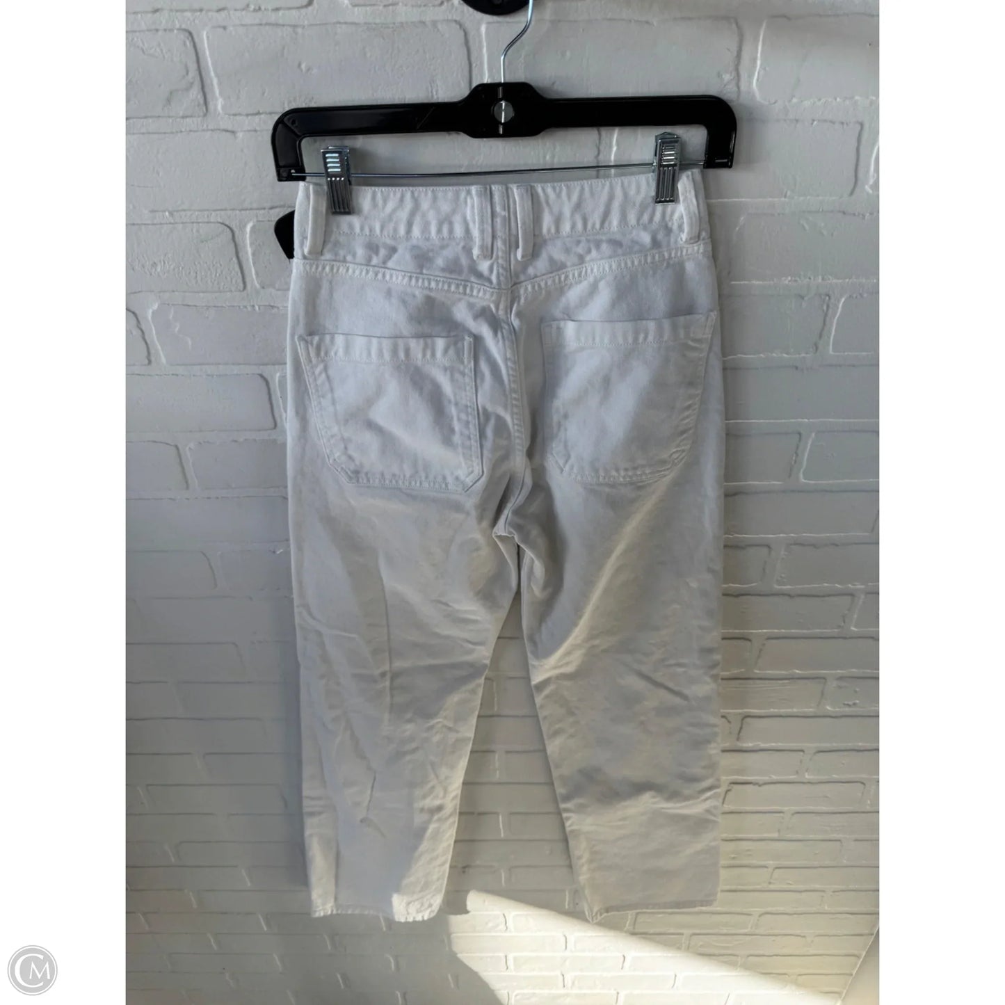 Jeans Wide Leg By Mng In White Denim, Size: 2