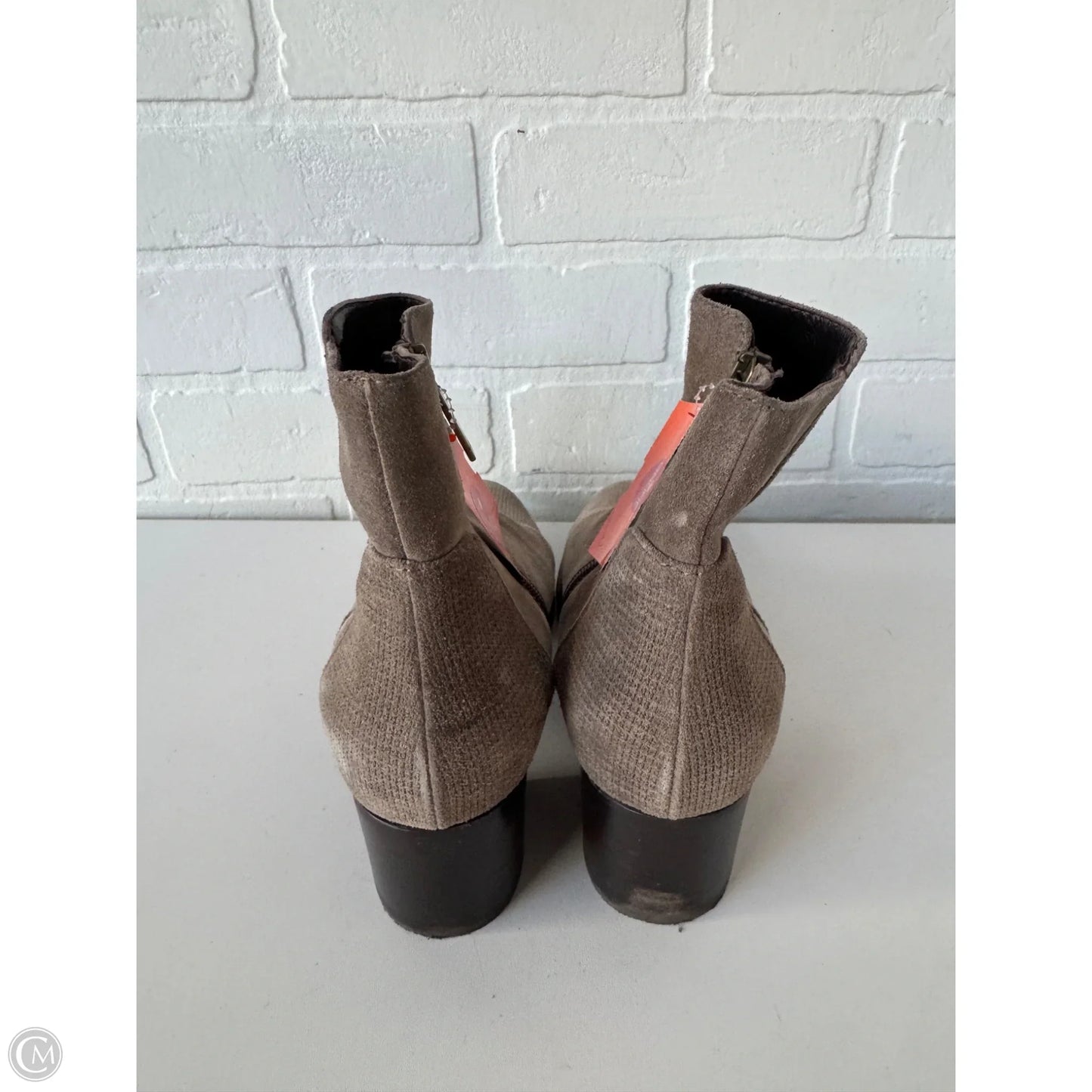 Boots Ankle Heels By Aquatalia In Camouflage Print, Size: 7.5