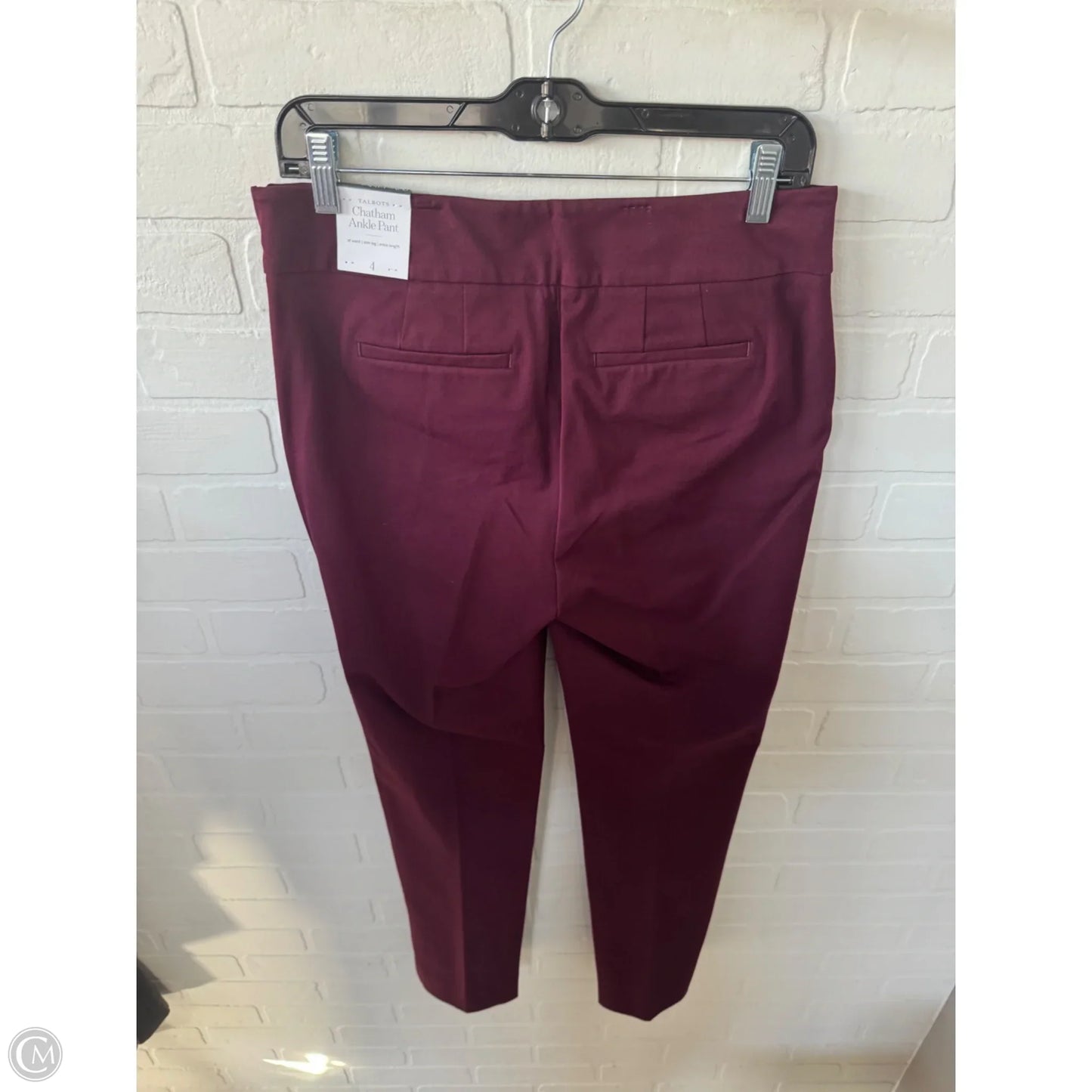 Pants Dress By Talbots In Maroon, Size: 4