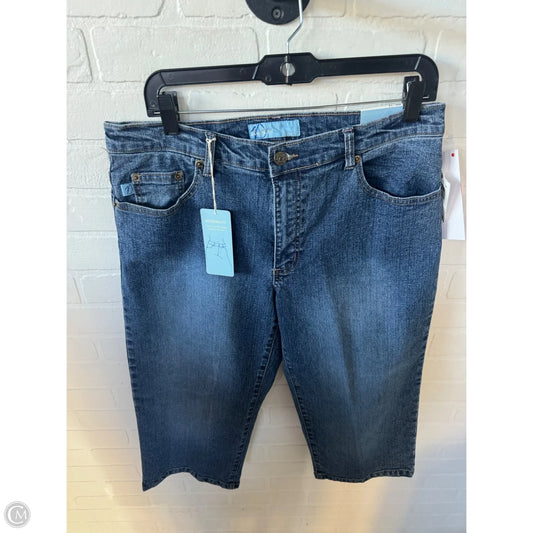 Capris By Clothes Mentor In Blue Denim, Size: 12