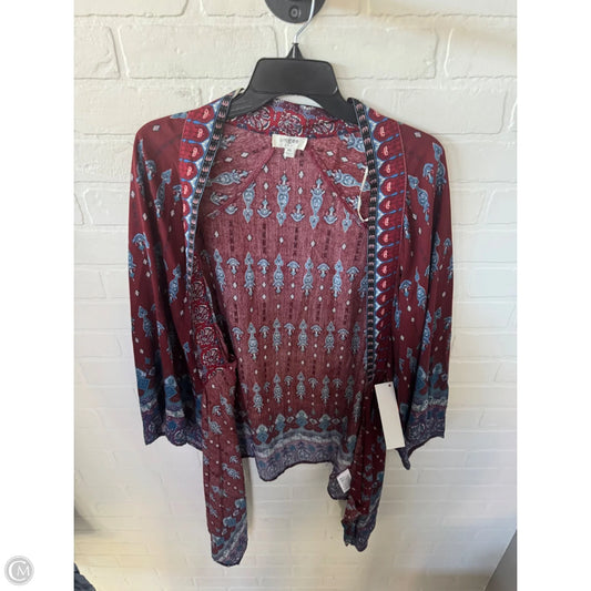 Kimono By Umgee In Blue & Red, Size: M