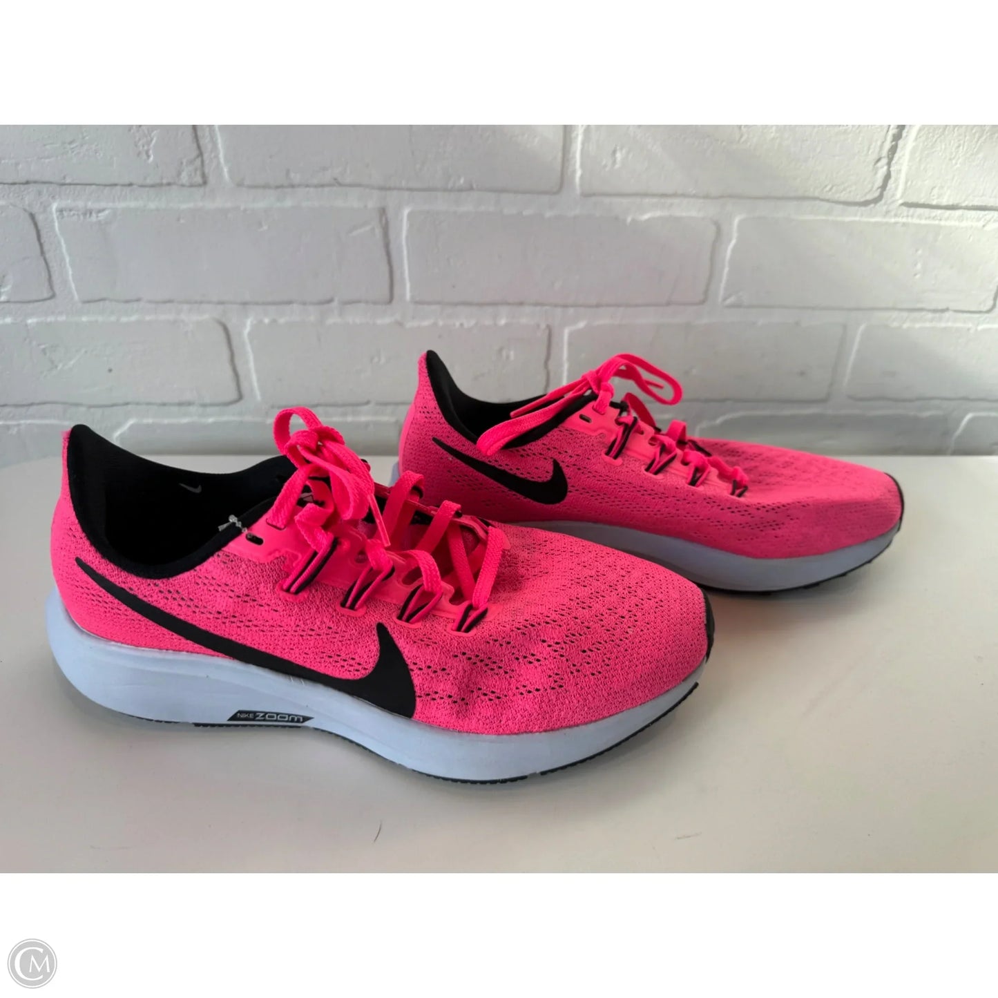 Shoes Athletic By Nike In Black & Pink, Size: 7