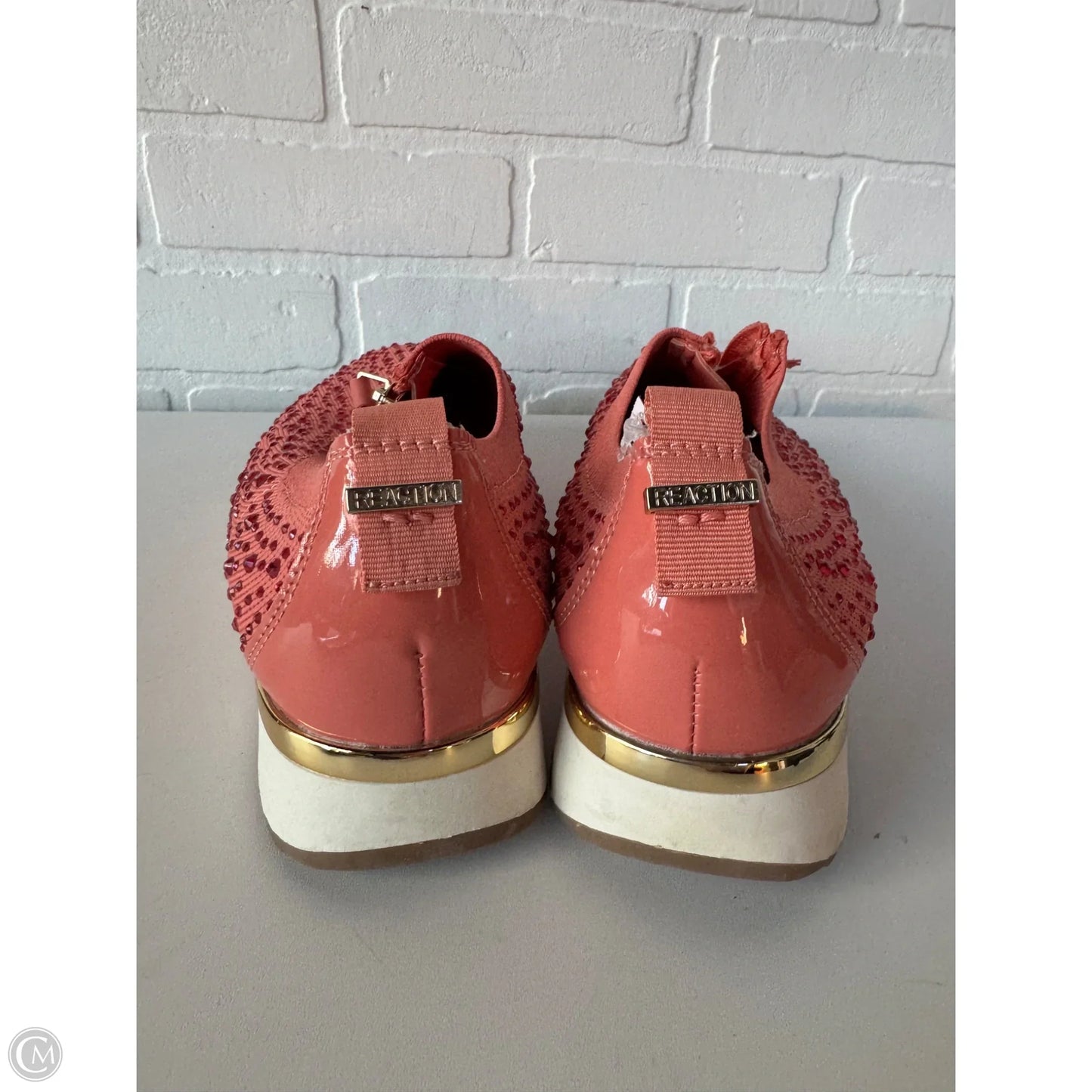 Shoes Sneakers By Kenneth Cole Reaction In Orange & Pink, Size: 10