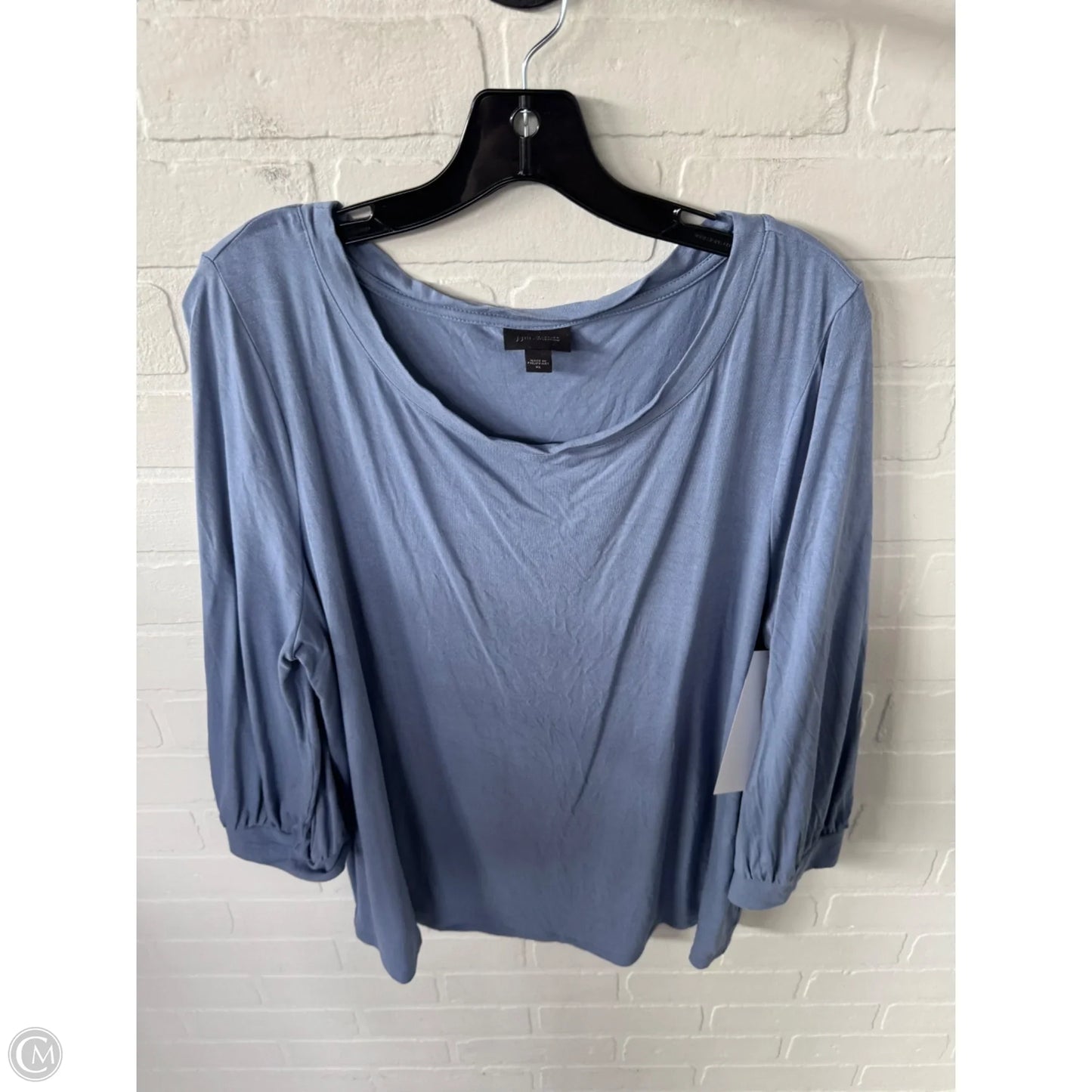 Top 3/4 Sleeve By J. Jill In Blue, Size: Xl