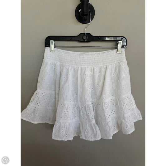 Skirt Mini & Short By American Eagle In White, Size: 8