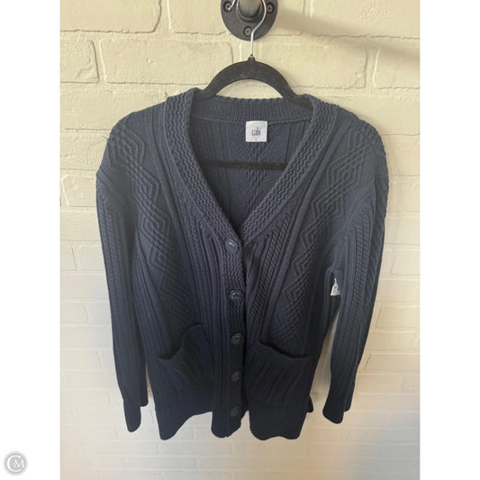 Sweater Cardigan By Cabi In Blue, Size: L
