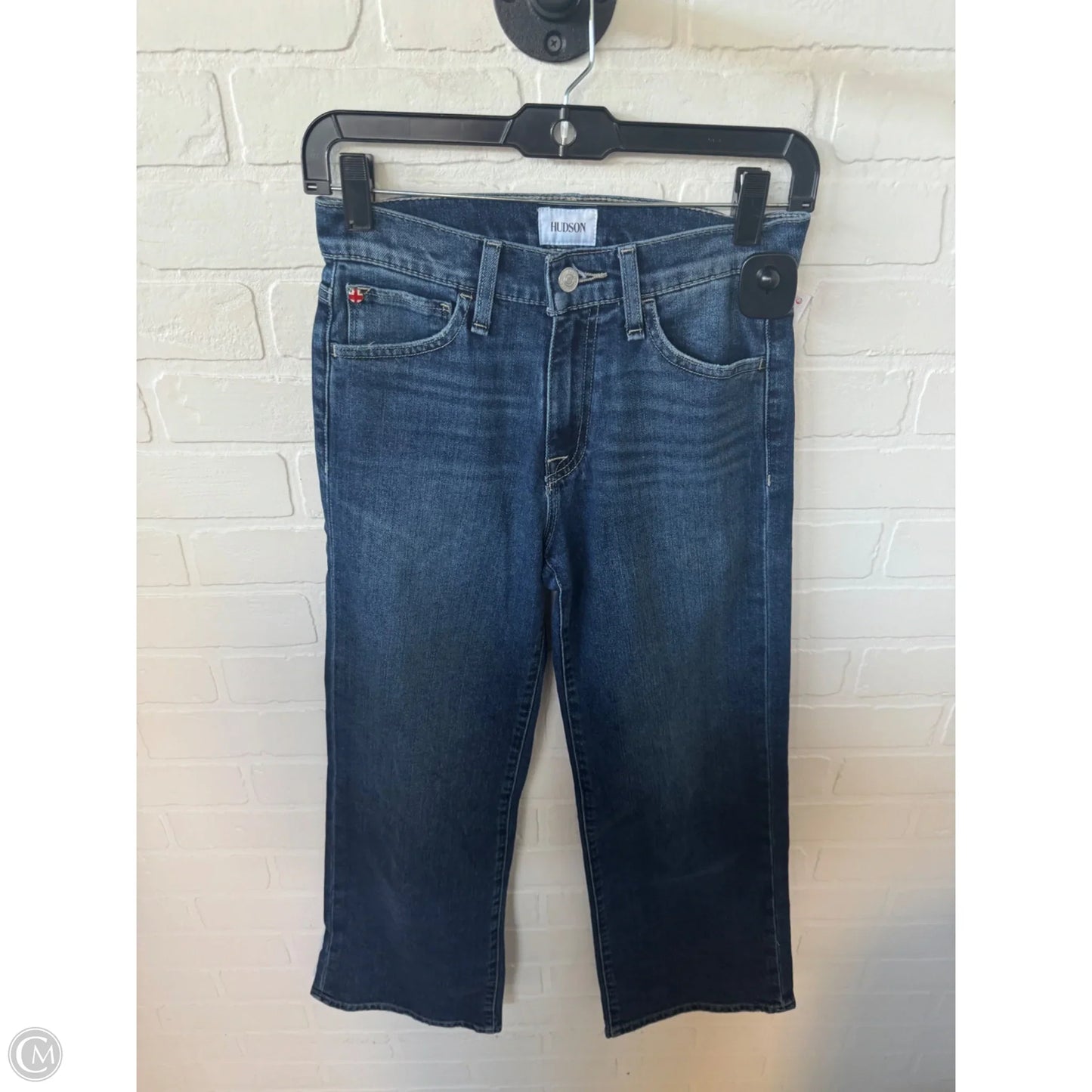 Jeans Boot Cut By Hudson In Blue Denim, Size: 0