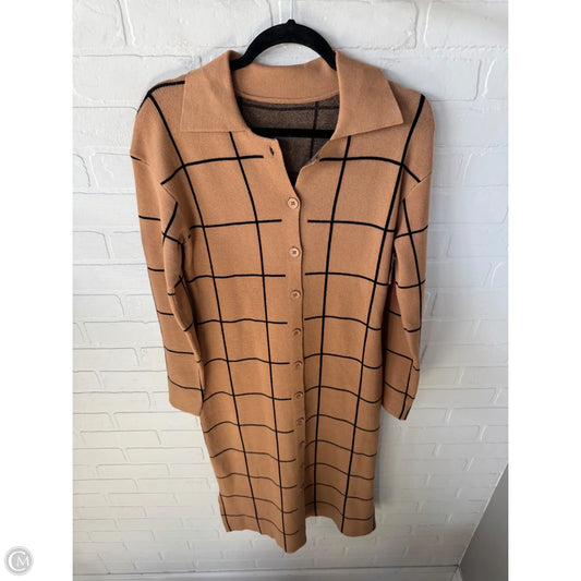 Dress Sweater By Shein In Black & Brown, Size: M