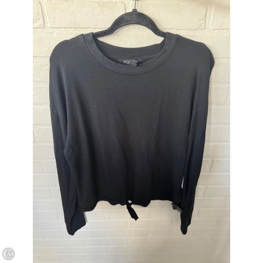 Athletic Sweatshirt Crewneck By Athleta In Black, Size: M