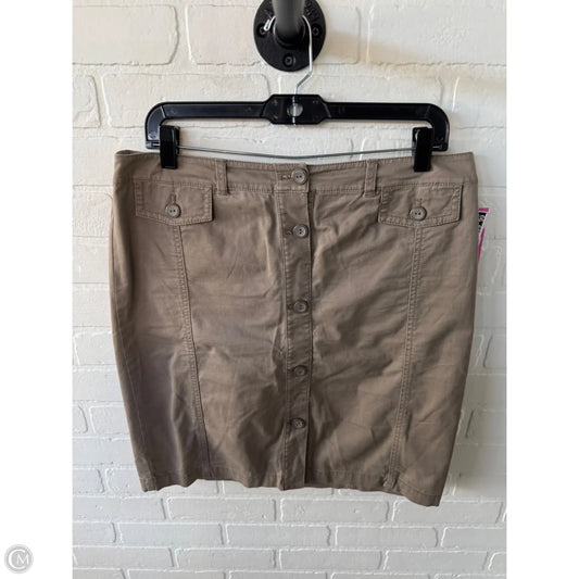 Skirt Mini & Short By New York And Co In Brown, Size: 10