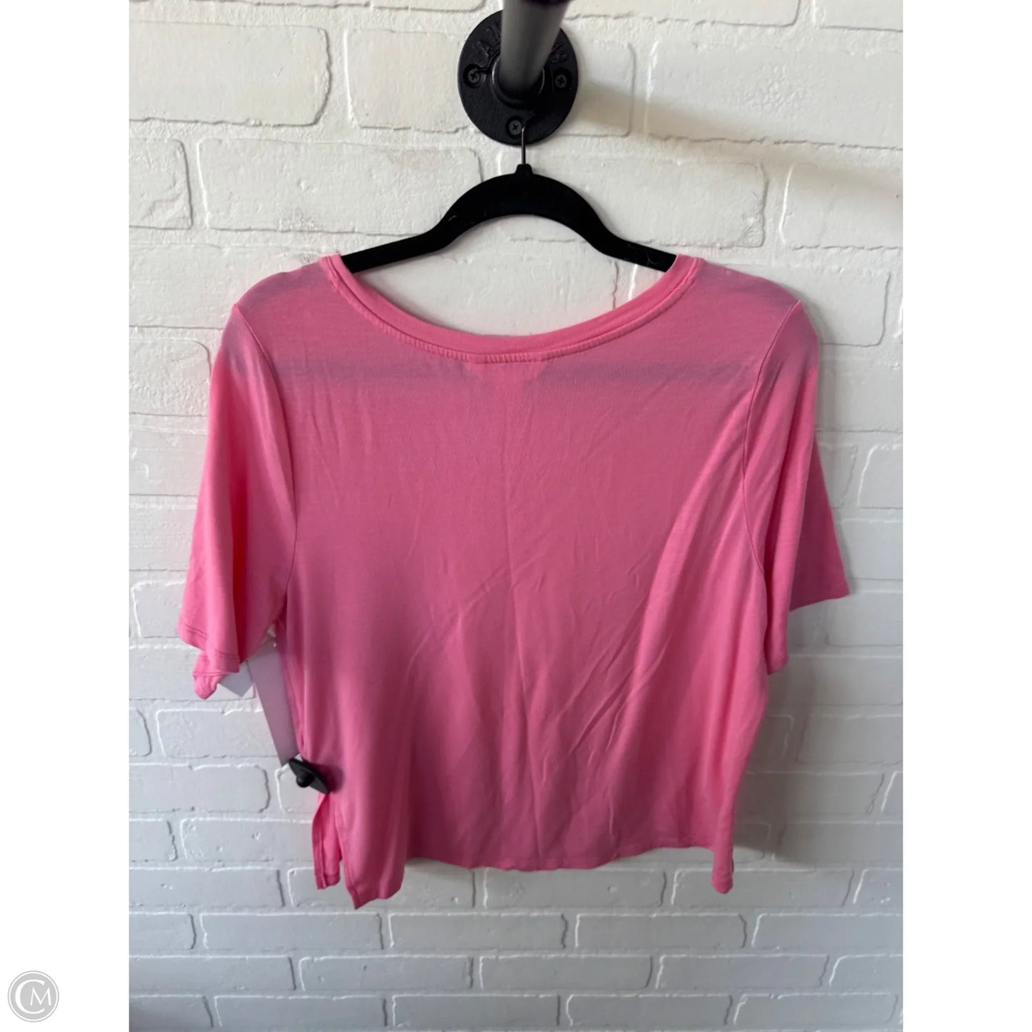Athletic Top Short Sleeve By Athleta In Pink, Size: S