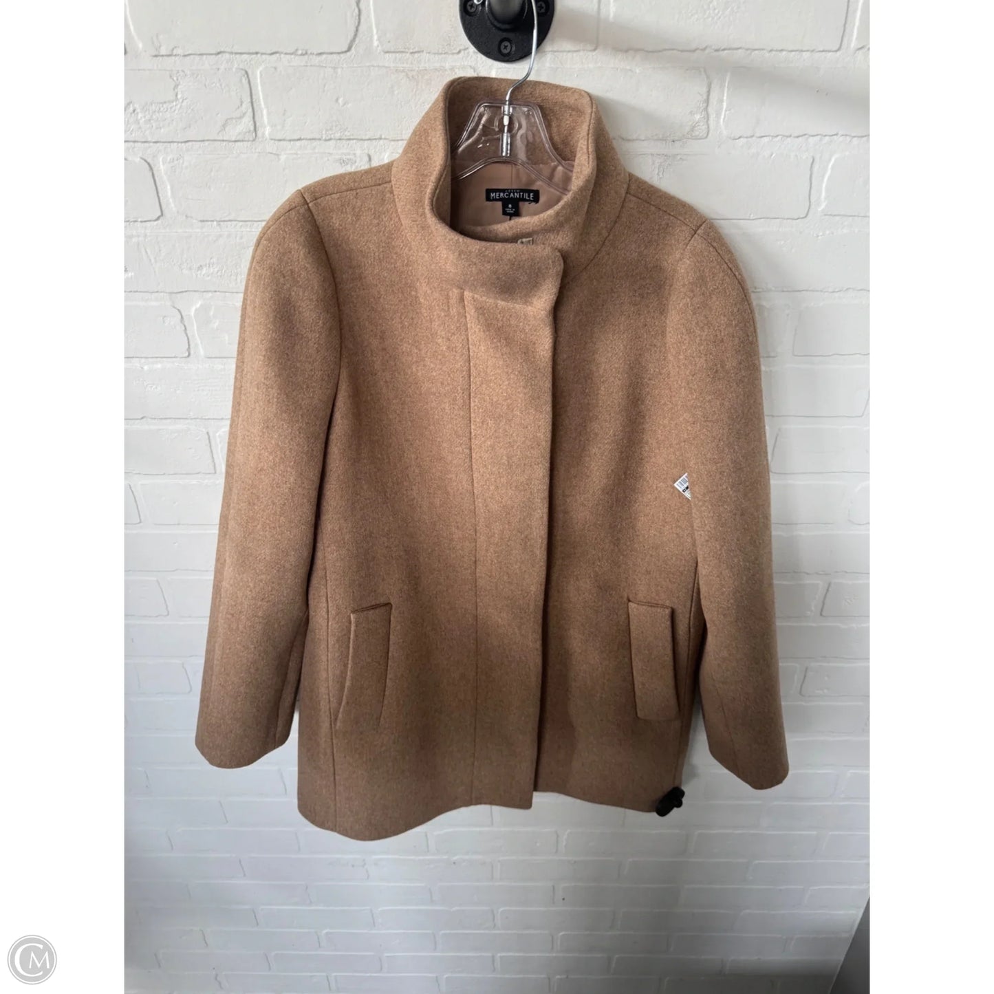 Coat Wool By J. Crew In Brown, Size: M