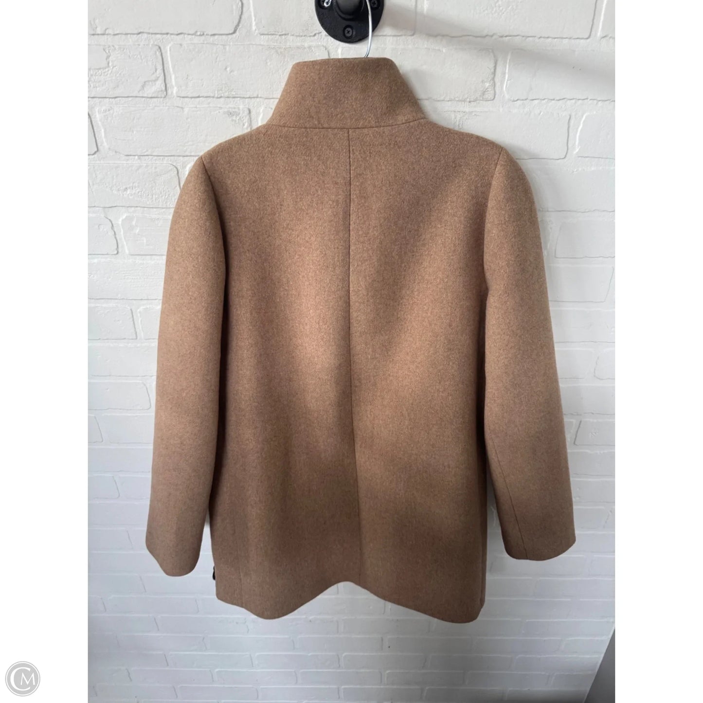 Coat Wool By J. Crew In Brown, Size: M