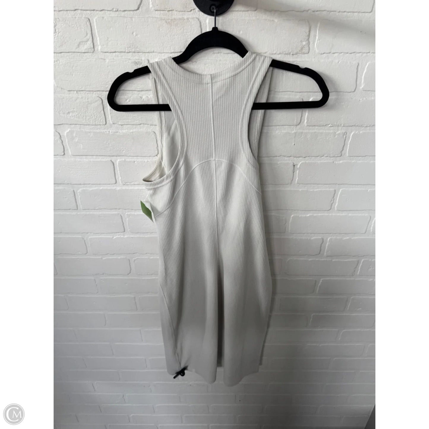 Athletic Dress By Lululemon In Cream & Grey, Size: S