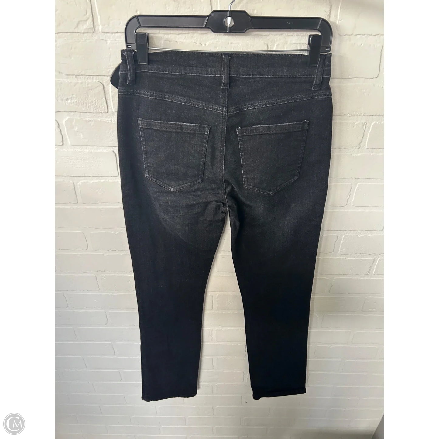 Jeans Straight By Cabi In Black Denim, Size: 4