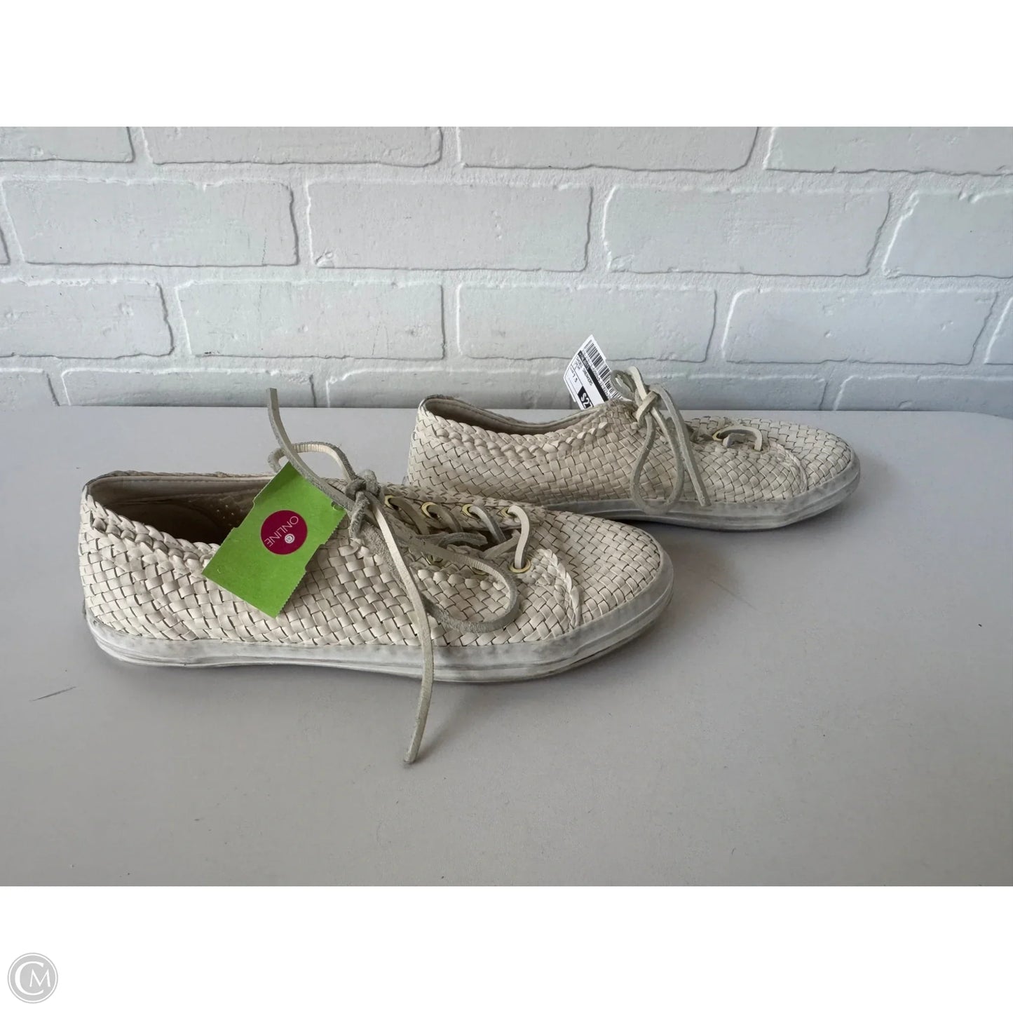 Shoes Sneakers By Talbots In Cream, Size: 7.5