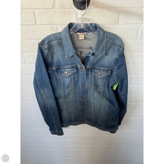 Jacket Denim By Duluth Trading In Blue Denim, Size: M