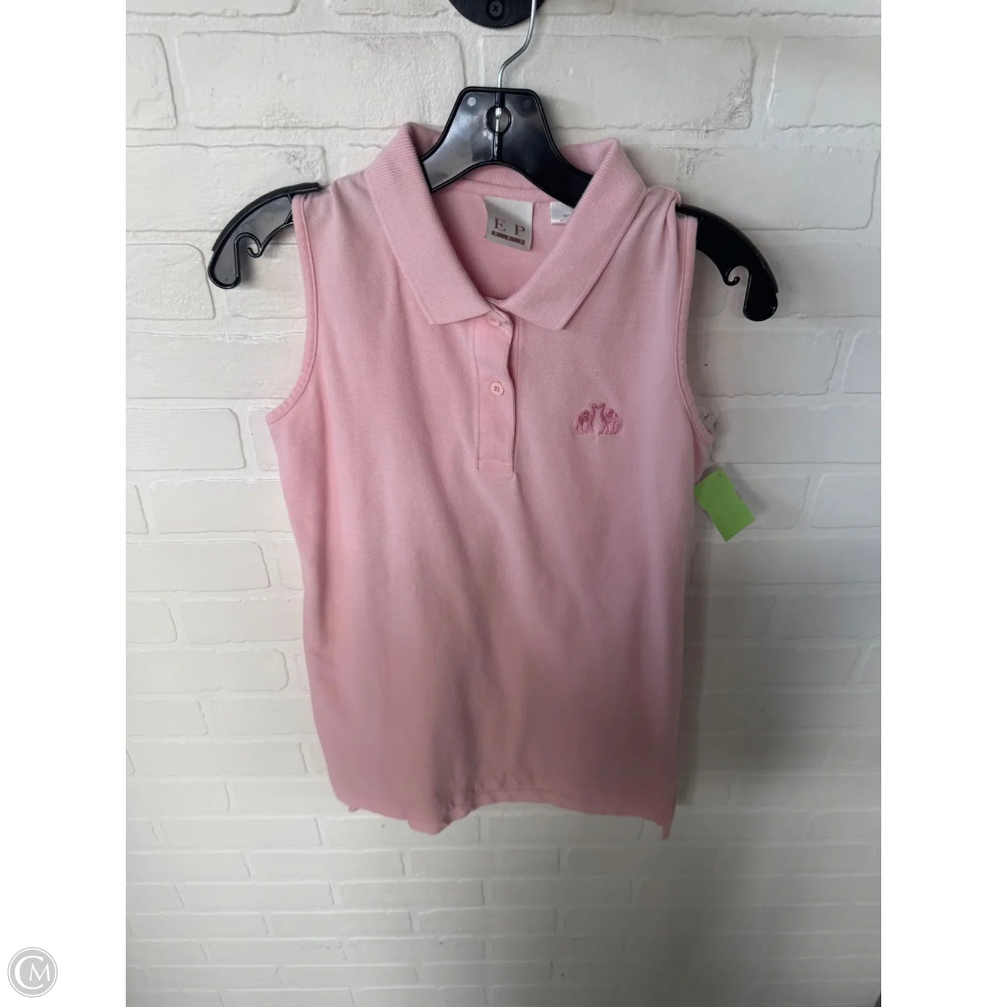 Athletic Top Short Sleeve By EP Pro In Pink, Size: S